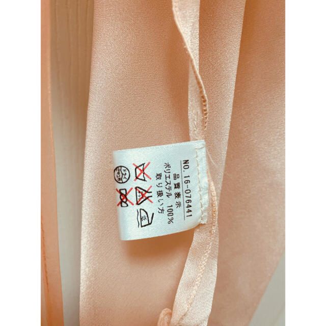 *美品* ドレス ショール サーモンピンク コサージュ付き レディースのファッション小物(マフラー/ショール)の商品写真