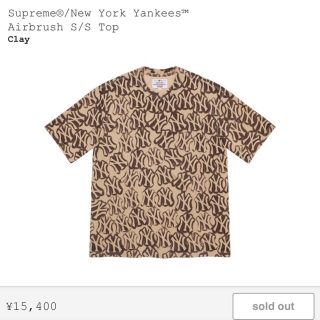 シュプリーム(Supreme)のsupreme Yankees Airbrush tee(Tシャツ/カットソー(半袖/袖なし))