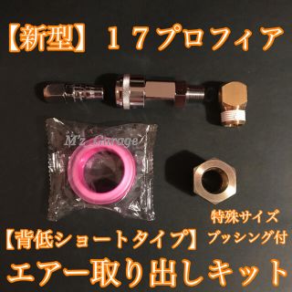 【NewVer.】17プロフィア エアー取り出しキットSUS304エルボ・バルブ