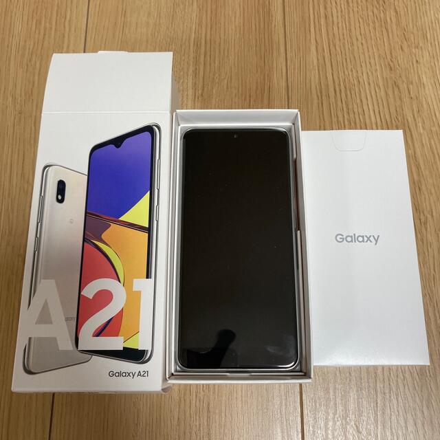 GALAXY A21 64GB ホワイトスマートフォン本体