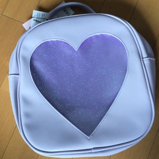 ウィゴー(WEGO)のラメハートウィンドウリュック(リュック/バックパック)