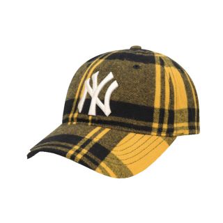 ニューエラー(NEW ERA)のTWICE愛用　男女兼用　MLB KOREA   キャップ　イエローチェック(キャップ)