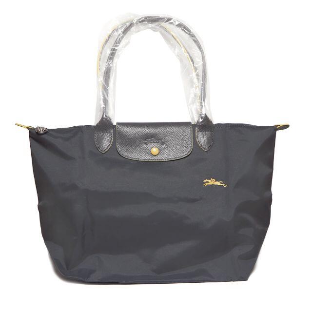 LONGCHAMP ロンシャントートバッグ ガンメタル L