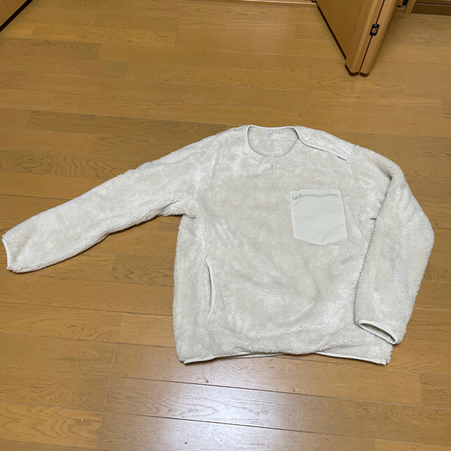 UNIQLO(ユニクロ)の試着のみ　ユニクロ　ファーリーフリースプルオーバー　L ① メンズのトップス(その他)の商品写真