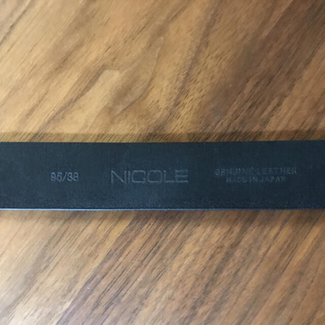 NICOLE(ニコル)の未使用 日本製 NICOLE ニコル メンズレザーベルト  メンズのファッション小物(ベルト)の商品写真