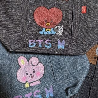 ボウダンショウネンダン(防弾少年団(BTS))の♥lite_bule様専用💜BTS BT21 ペイントバッグ ③💜テテ グク(ハンドバッグ)