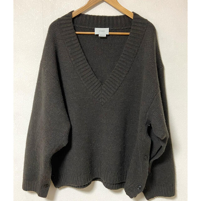 SUNSEA(サンシー)のyoke  5G MILANO RIB V-NECK KNIT メンズのトップス(ニット/セーター)の商品写真