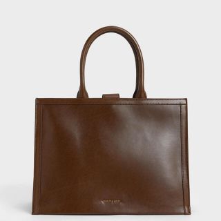 チャールズアンドキース(Charles and Keith)のチャールズ&キース エクストララージ トートバッグ(トートバッグ)