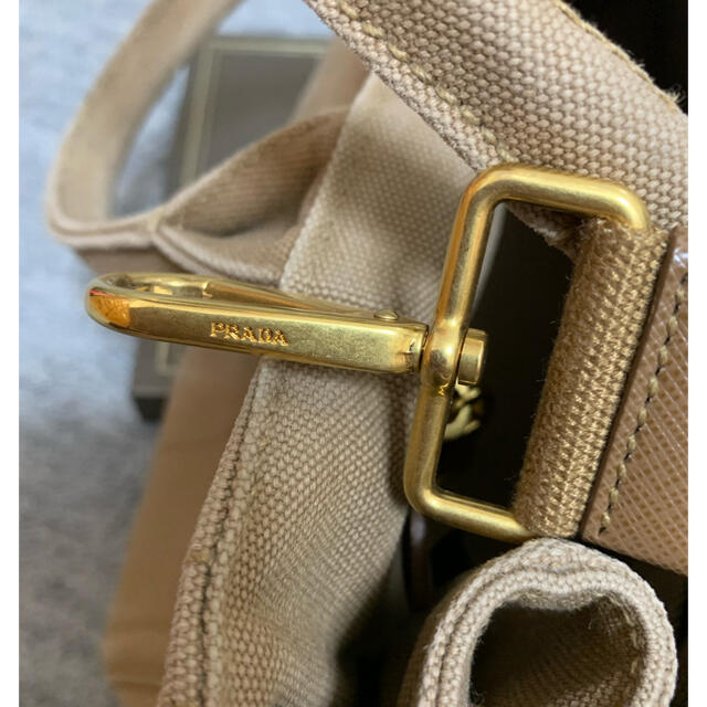 PRADA(プラダ)のプラダカナパ　ビジュー(正規品) レディースのバッグ(ハンドバッグ)の商品写真