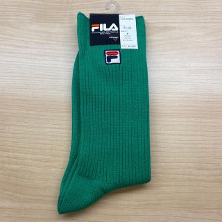 フィラ(FILA)のFILA メンズ靴下　24-26cm グリーン(ソックス)