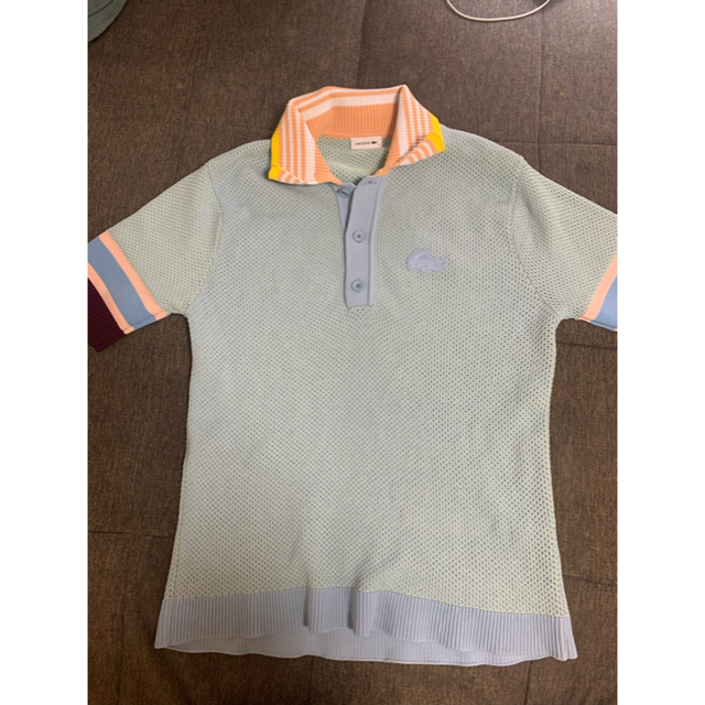 lacoste 20ss ビッグニットポロ