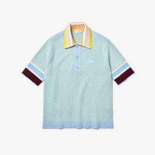 lacoste 20ss ビッグニットポロ