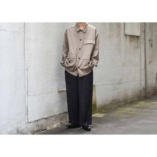 Lownn ローン UTILITY MULTI POCKET SHIRTメンズ