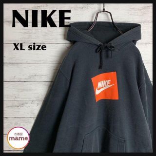 ナイキ(NIKE)の【オススメ‼︎】NIKE◎XL ビッグロゴ ボックスロゴ パーカー N525(パーカー)