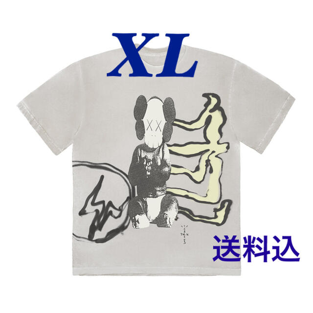 Travis Scott kaws fragment Tシャツ XL カウズ - Tシャツ/カットソー ...