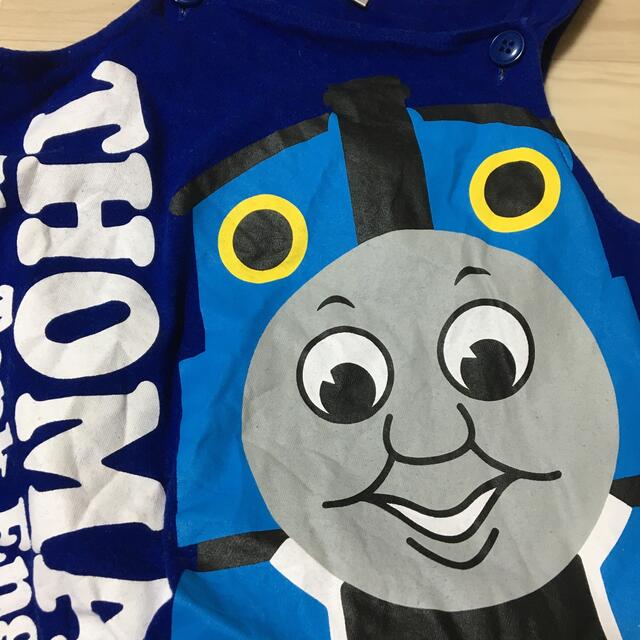 オーバーオール　90 キッズ　2枚セット　トーマス　くま キッズ/ベビー/マタニティのキッズ服男の子用(90cm~)(その他)の商品写真