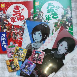 刀剣乱舞 コラボ限定A5ノート&マルチファイル&シール(キャラクターグッズ)