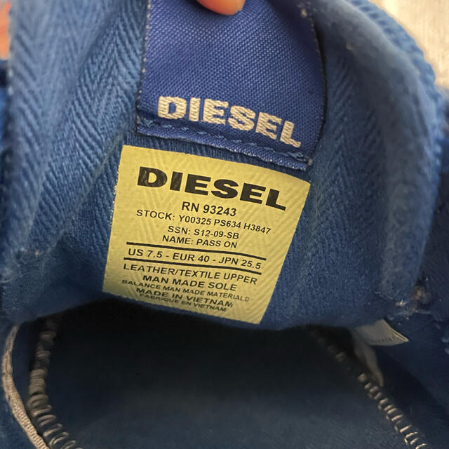 DIESEL(ディーゼル)のDIESEL ディーゼル スニーカー メンズの靴/シューズ(スニーカー)の商品写真