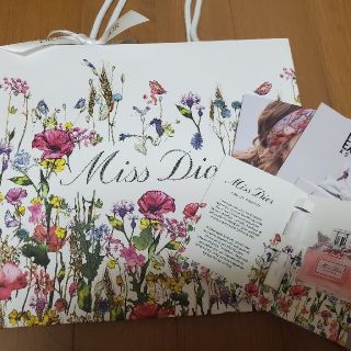 ディオール(Dior)のMiss Dior ミスディオール 限定 ショッパー 紙袋(ノベルティグッズ)