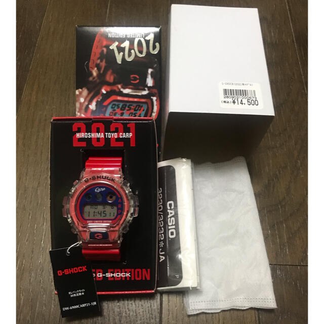 CASIO G-SHOCK 2021年モデル 広島カープ腕時計(デジタル) - www