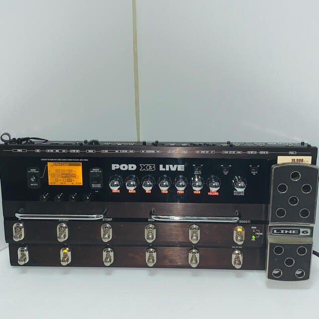 Line6 POD X3 LIVE エフェクターボード付き