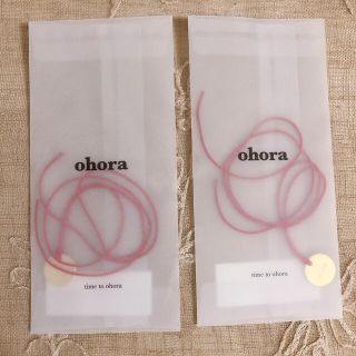 新品未開封✴︎ohora ノベルティブレスレット(ブレスレット/バングル)