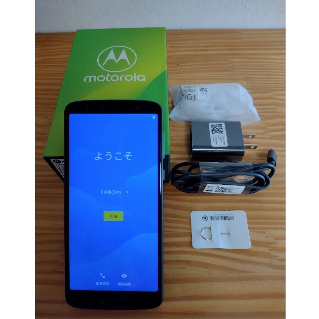 Motorola(モトローラ)のmoto g6 plus DSDS対応 SIMフリースマホ モトローラ スマホ/家電/カメラのスマートフォン/携帯電話(スマートフォン本体)の商品写真