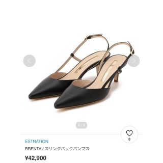 エストネーション(ESTNATION)のESTNATION♡BRENTA スリングバックパンプス(ハイヒール/パンプス)