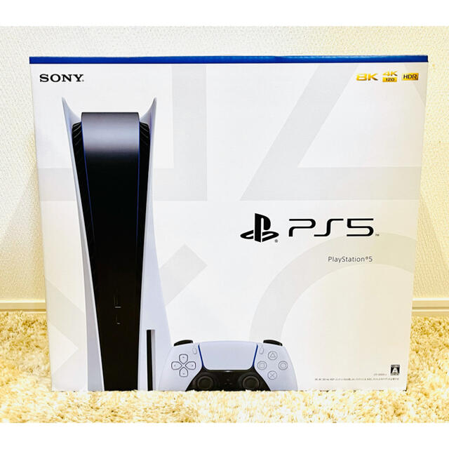 PlayStation(プレイステーション)の★新品未使用★ PlayStation5 ( ps5 本体 )  即日配送OK! エンタメ/ホビーのゲームソフト/ゲーム機本体(家庭用ゲーム機本体)の商品写真