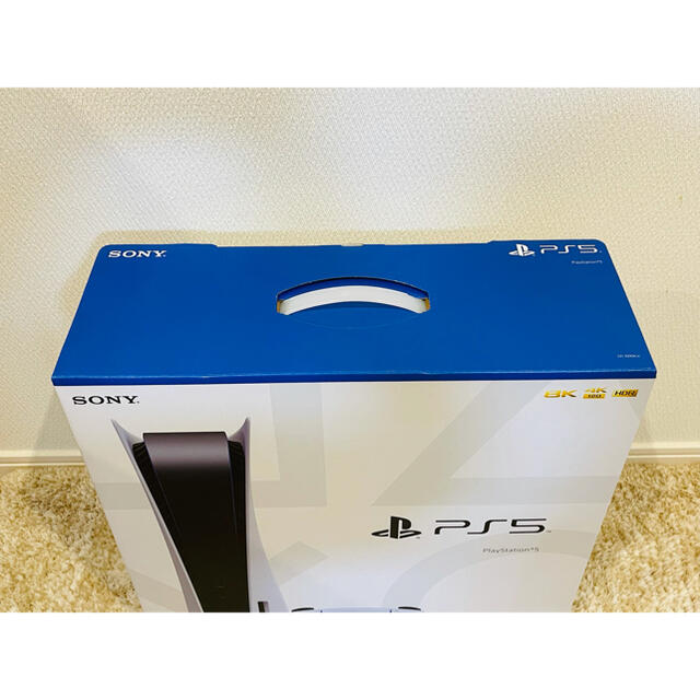 PlayStation(プレイステーション)の★新品未使用★ PlayStation5 ( ps5 本体 )  即日配送OK! エンタメ/ホビーのゲームソフト/ゲーム機本体(家庭用ゲーム機本体)の商品写真