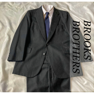 ブルックスブラザース(Brooks Brothers)の【希少】ブルックスブラザーズ セットアップ 2B 背抜き ウール ブラック(セットアップ)