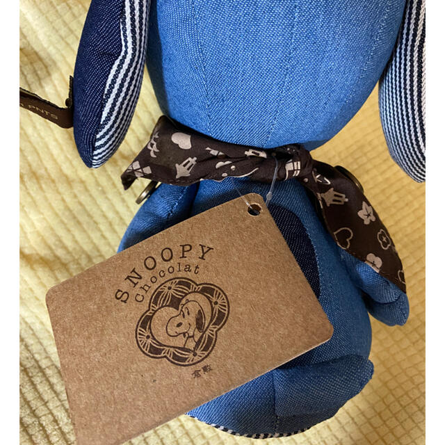 安心と信頼 スヌーピー ショコラ レザーぬいぐるみ ショコラ限定