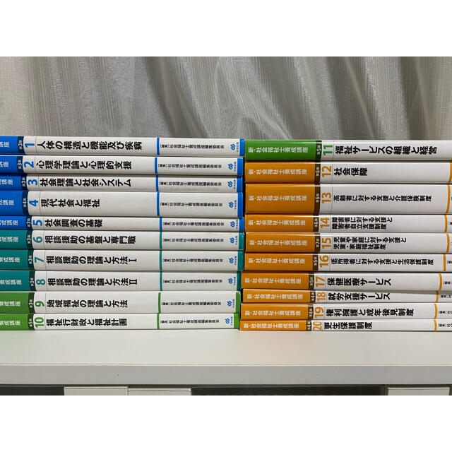 社会福祉士養成講座 中央法規テキスト一式 - 資格/検定