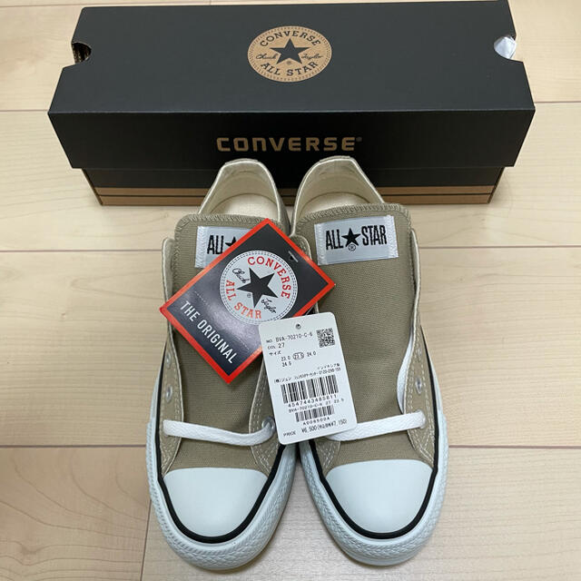 CONVERSE(コンバース)の【新品】コンバース オールスター ベージュ 23.5cm レディースの靴/シューズ(スニーカー)の商品写真