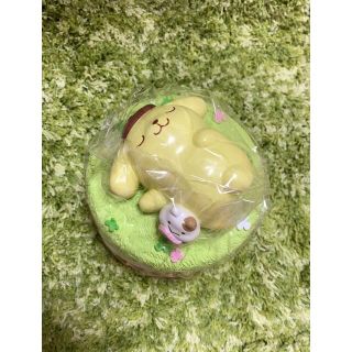 ポムポムプリン(ポムポムプリン)の値下げ！ポムポムプリン　ポイント景品　フィギュア　　小物入れ　サンリオ(キャラクターグッズ)