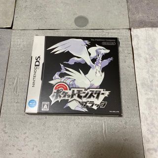 ポケットモンスターブラック DS　箱　説明書のみ(携帯用ゲームソフト)