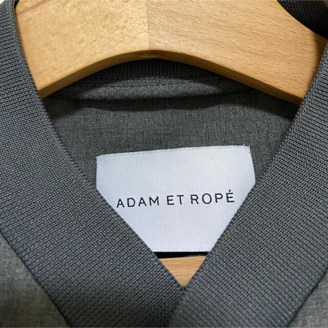 Adam et Rope'(アダムエロぺ)のアダムエロペ ノーカラーシャツ ブルゾン メンズのジャケット/アウター(ブルゾン)の商品写真