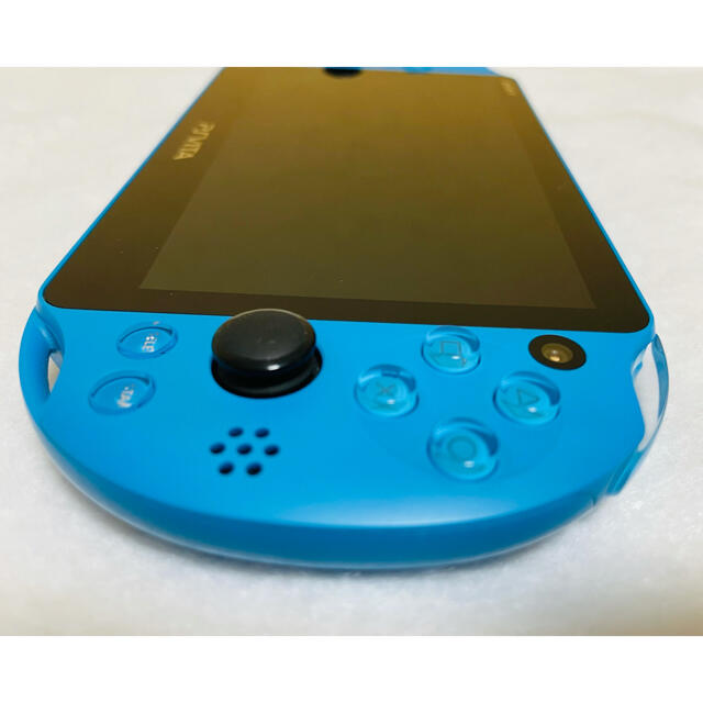 PlayStation Vita(プレイステーションヴィータ)の☆極美品☆PSVita PCH-2000 ZA23 本体 アクアブルー  エンタメ/ホビーのゲームソフト/ゲーム機本体(家庭用ゲーム機本体)の商品写真