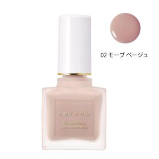 コスメキッチン(Cosme Kitchen)のtoone ネイルポリッシュ　02モーブベージュ(マニキュア)