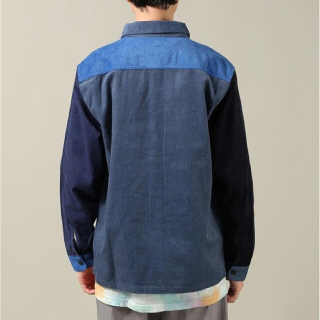 HUF - HUF コーデュロイシャツ CORD BLOCK OVERSHIRTの通販 by