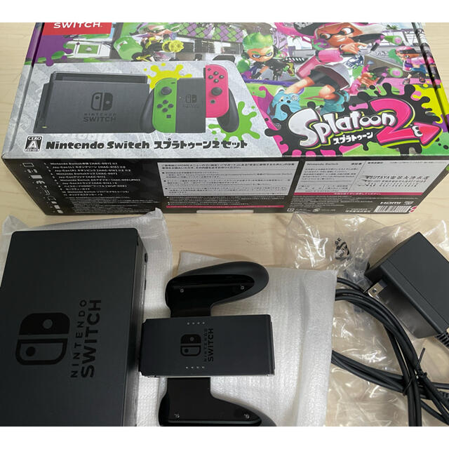 その他Nintendo Switchドック Joy-Conグリップ 箱 セット スプラ