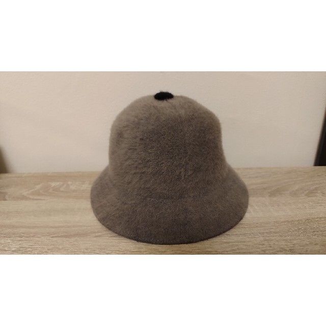 KANGOL(カンゴール)のKANGOL カンゴール　ファーニット帽　グレー Lサイズ レディースの帽子(ハット)の商品写真