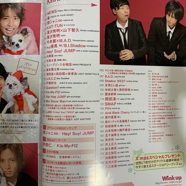 ワニブックス(ワニブックス)のWink up 2010年　1月 エンタメ/ホビーの雑誌(音楽/芸能)の商品写真