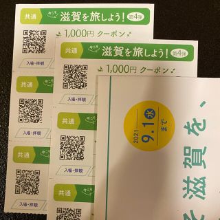 今こそ滋賀を旅しよう　第4弾   共通券6000円 (その他)