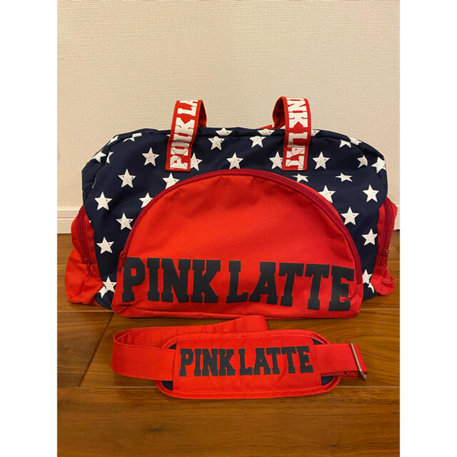 PINK-latte(ピンクラテ)の美品 ピンクラテ ボストンバック 修学旅行 PINK LATTE ボストンバッグ レディースのバッグ(ボストンバッグ)の商品写真