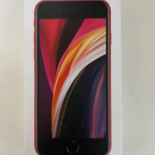 アイフォーン(iPhone)のiPhone SE 第2世代 (SE2) レッド 64 GB SIMフリー(スマートフォン本体)