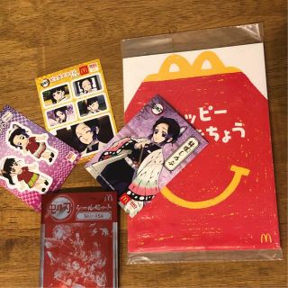 マクドナルド(マクドナルド)のマック　鬼滅の刃　ハッピーセット　シール　落書き帳(ステッカー（シール）)