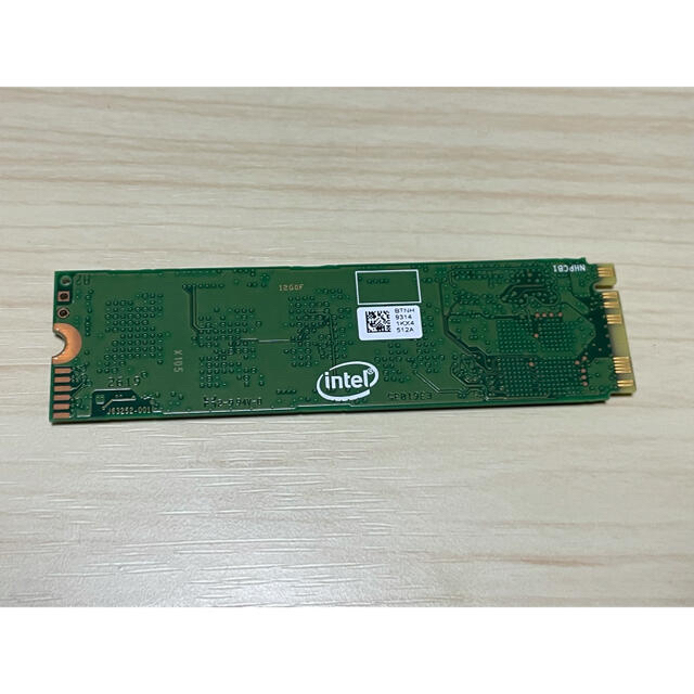 Intel m.2 SSD 512GB  NVMe 1
