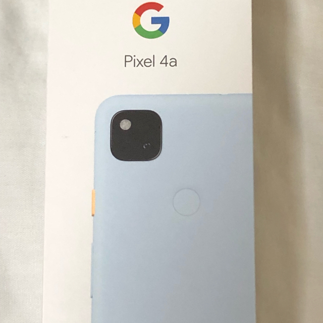 Google Pixel(グーグルピクセル)のpixel4a simフリー 128GB Barely Blue 4G ブルー スマホ/家電/カメラのスマートフォン/携帯電話(スマートフォン本体)の商品写真
