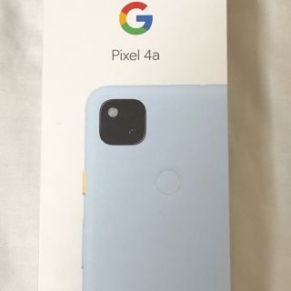 グーグルピクセル(Google Pixel)のpixel4a simフリー 128GB Barely Blue 4G ブルー(スマートフォン本体)